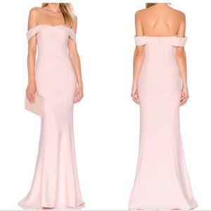 Likely Bartolli Gown Seashell Pink Sweetheart Maxi Dress Size 4 NWT